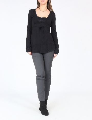 Bluza Bershka, negru