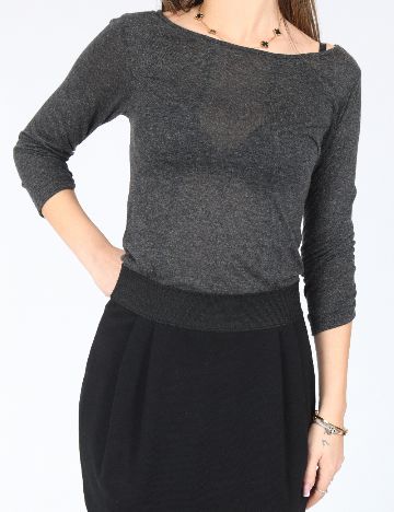 Rochie scurta Zara, gri/negru