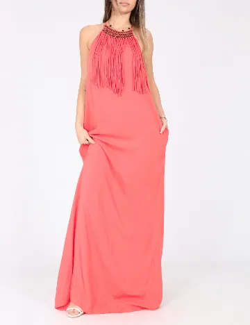 Rochie lunga Zara, roz Roz