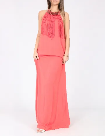 Rochie lunga Zara, roz Roz