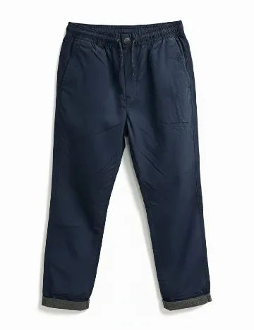 Pantaloni Zara, bleumarin Albastru
