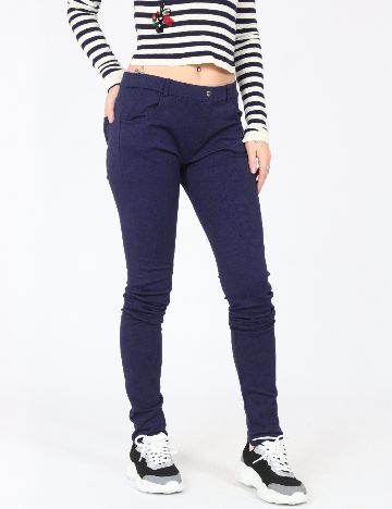 Pantaloni Zara, bleumarin