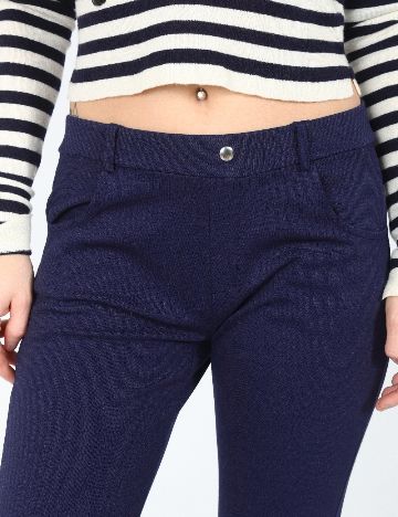 Pantaloni Zara, bleumarin