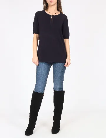 Bluza Zara, bleumarin Albastru