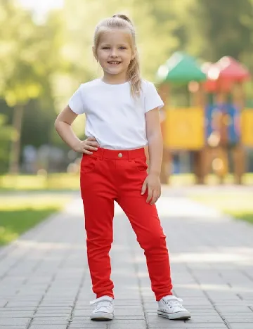 Pantaloni Zara, rosu Rosu