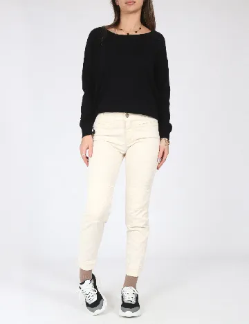 Pantaloni Zara, crem Crem