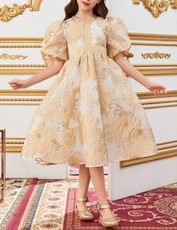 Rochie Shein Kids, alb/crem Crem