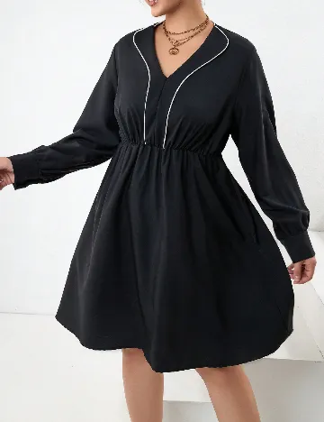 Rochie scurta SHEIN CURVE, negru Negru
