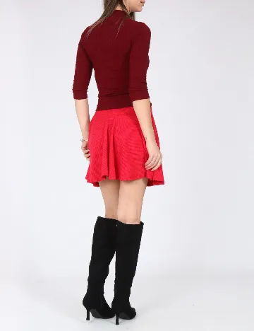 Fusta Bershka, rosu Rosu