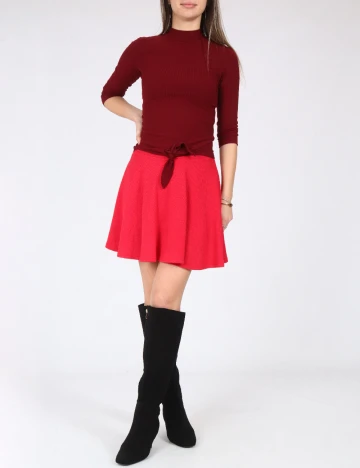 Fusta Bershka, rosu Rosu