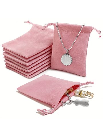 Set saculeti 10 bucati SHEIN, roz