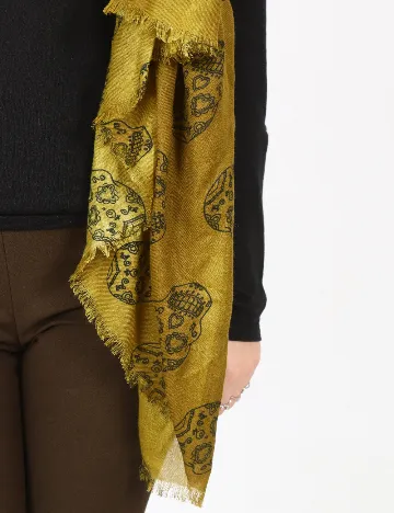 Esarfa Zara, verde Verde