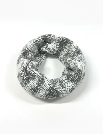 Fular Circular Zara, gri Gri