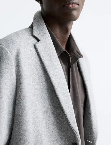 Palton Zara, gri Gri