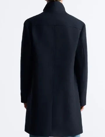 Palton Zara, bleumarin Albastru