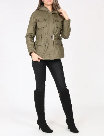 Geaca Zara, kaki Verde