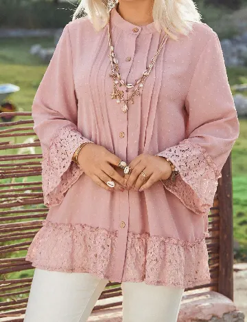 Bluza SHEIN CURVE, roz Roz