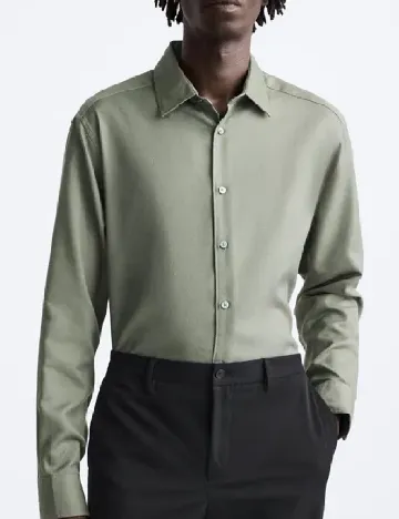 Camasa Zara, verde Verde