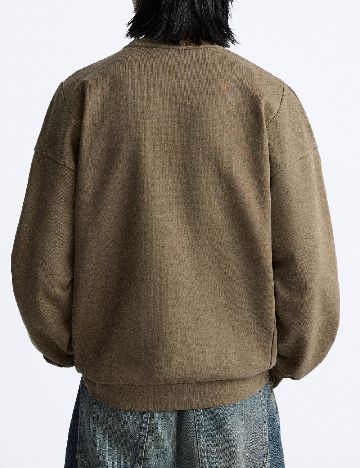 Bluza Oversize Zara, kaki