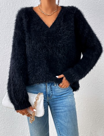 Bluza SHEIN CURVE, negru