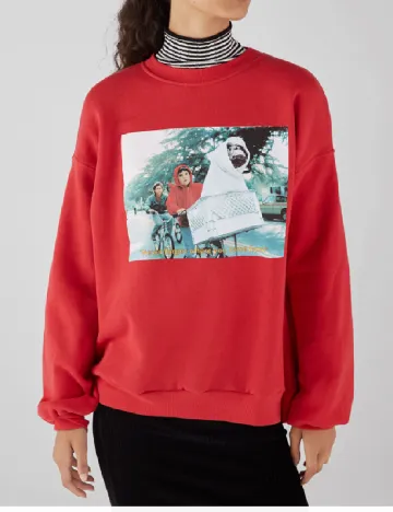 Bluza Bershka, rosu Rosu