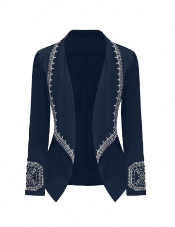 Blazer SHEIN CURVE, bleumarin