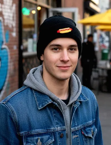 Caciula Pull&Bear, negru Negru