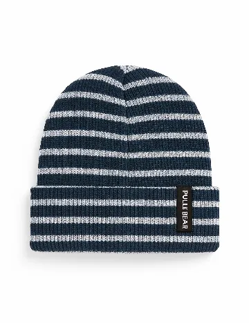 Caciula Pull&Bear, gri/alb Gri