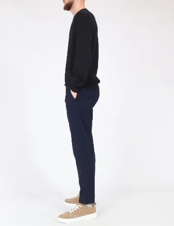 Pantaloni Zara, bleumarin Albastru