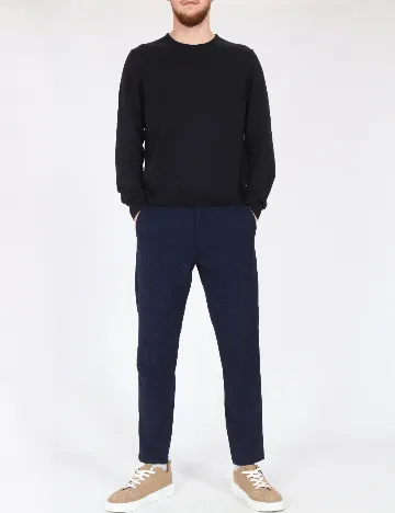Pantaloni Zara, bleumarin Albastru