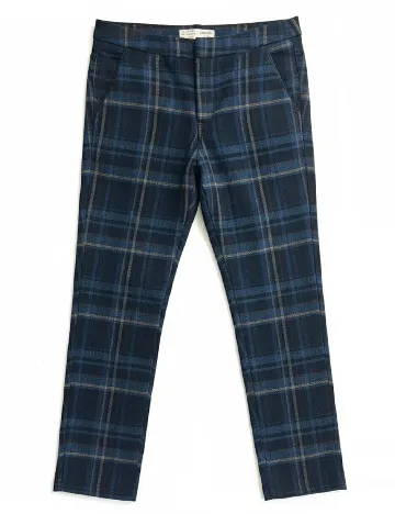 Pantaloni Zara, bleumarin Albastru