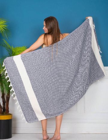 Prosop de baie SHEIN, bleumarin