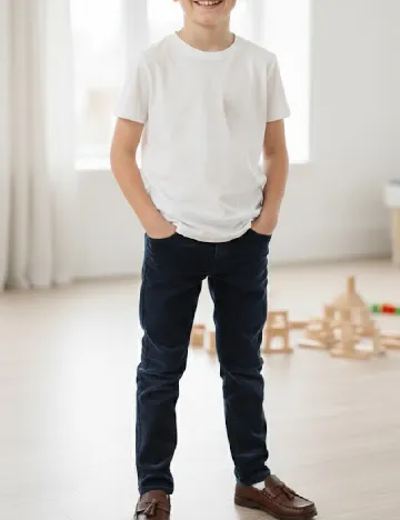 Pantaloni Zara, bleumarin Albastru