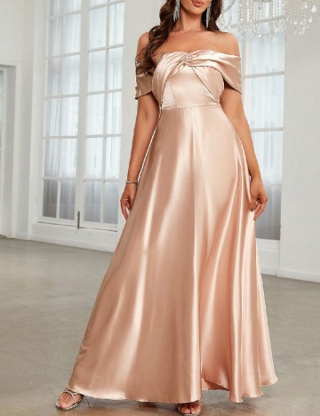 Rochie lunga SHEIN, crem