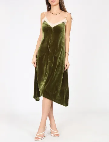 Rochie scurta Zara, kaki Verde