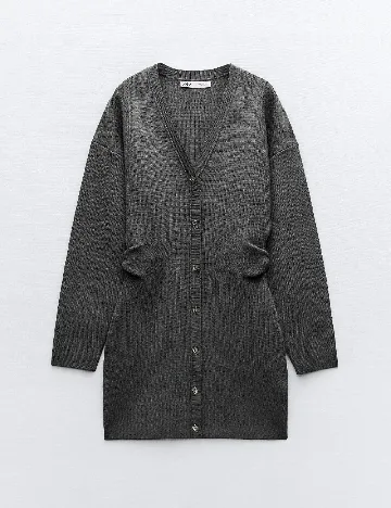 Rochie scurta Zara, gri Gri