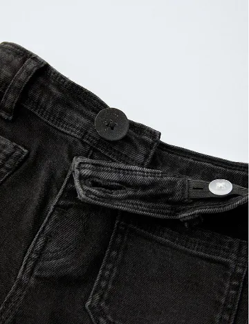 Blugi Zara, negru Negru