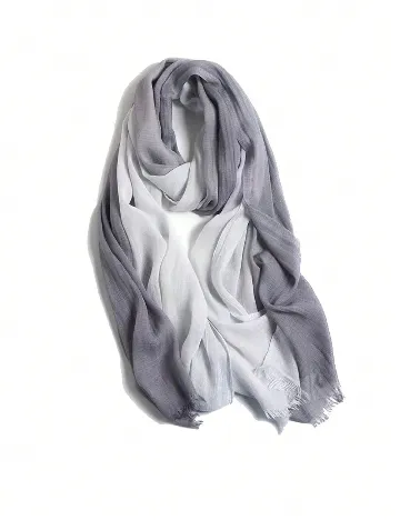 Esarfa SHEIN, gri/alb Gri