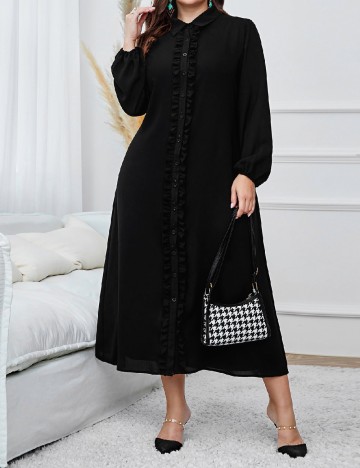 Rochie lunga SHEIN CURVE, negru