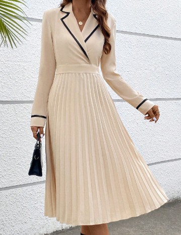 Rochie medie SHEIN, crem