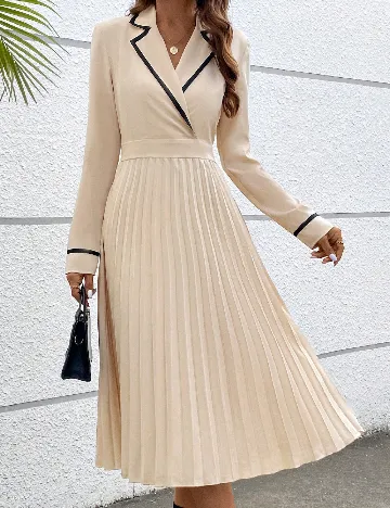 Rochie medie SHEIN, crem Crem