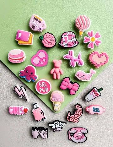 Set charmuri pentru saboti SHEIN, mix culori Mix culori