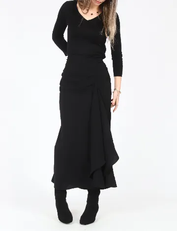 Fusta Zara, negru Negru