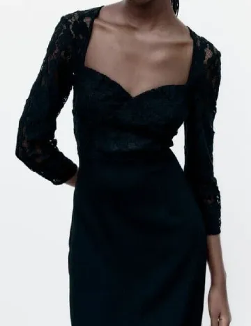 Rochie medie Zara, negru Negru