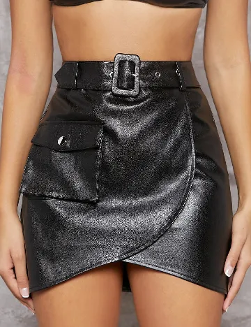 Fusta SHEIN, negru Negru