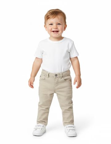 Pantaloni Zara, crem