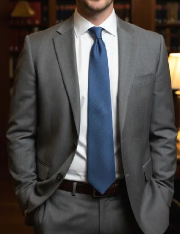 Cravata Zara, albastru Albastru