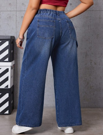 Blugi SHEIN CURVE, albastru