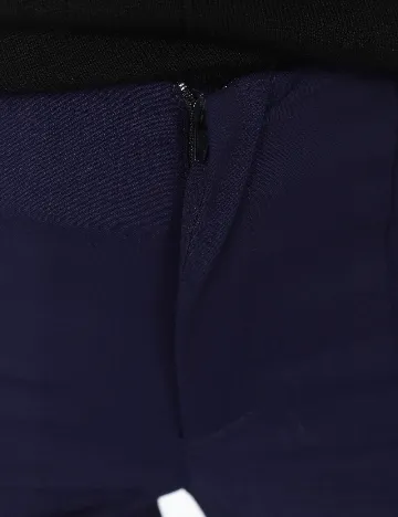 Pantaloni Zara, bleumarin Albastru