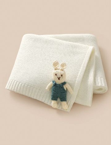 Patura pentru bebelusi SHEIN, ecru